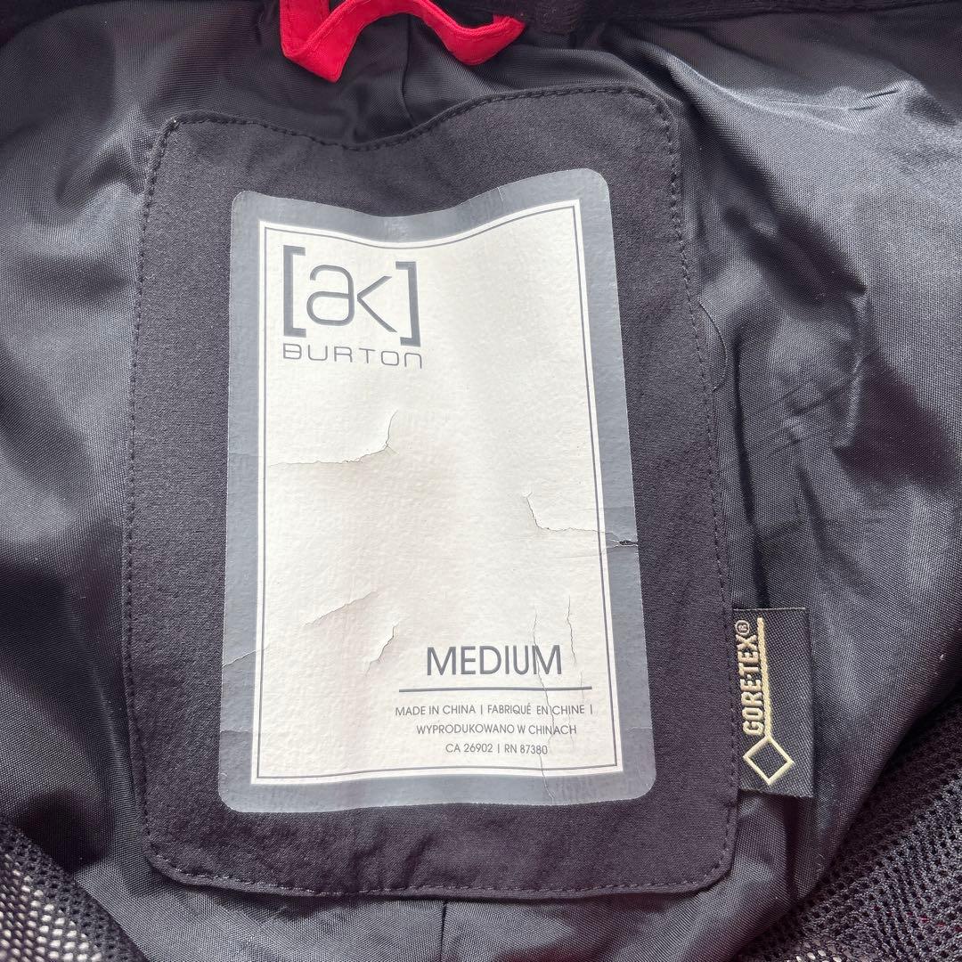 激目立】BURTON M AK CYCLIC PT ゴアテックス M レッド