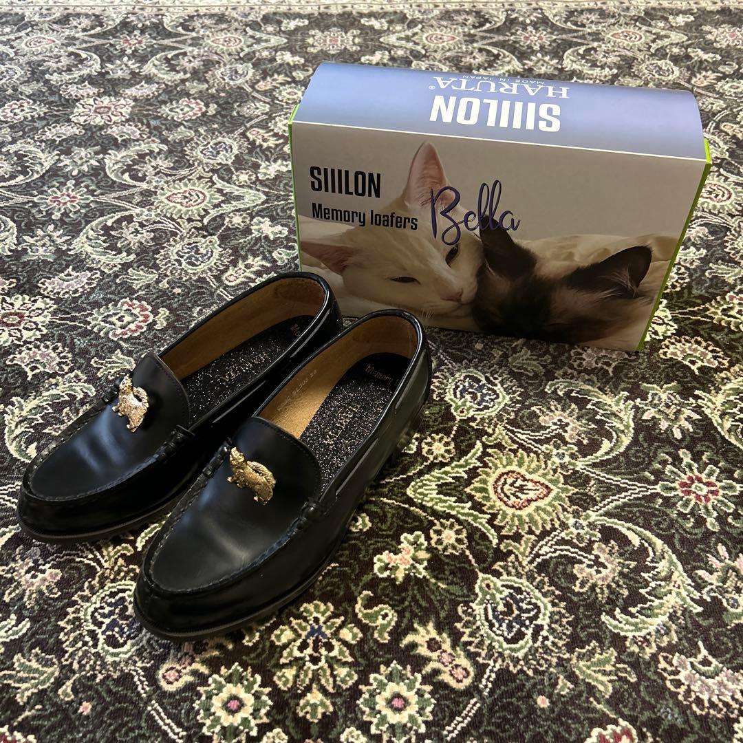 SIIILON × HARUTA memory loafers “Bella”