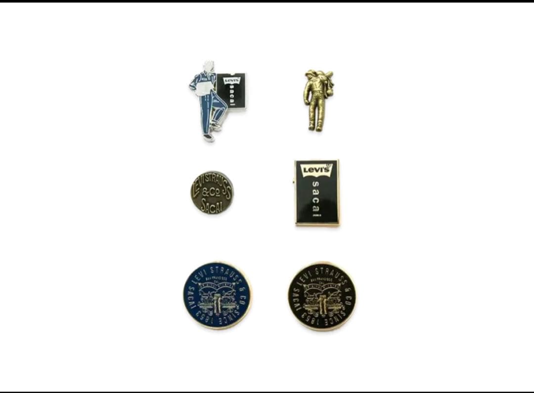アクセサリー sacai x LEVI'S Pins (Set of 6) \