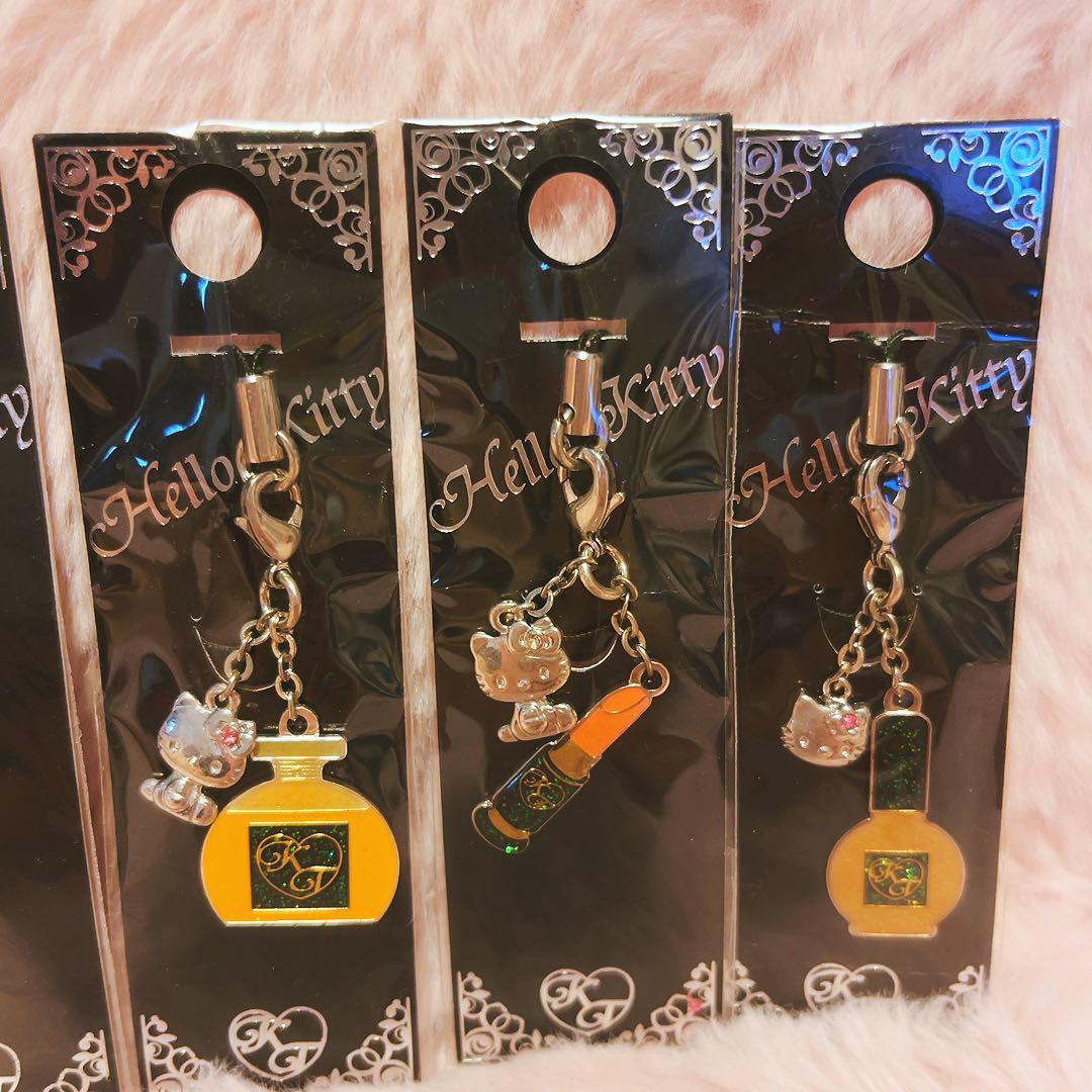 希少レア　ハローキティ　ストラップ　コスメ　2005 サンリオ　平成レトロ