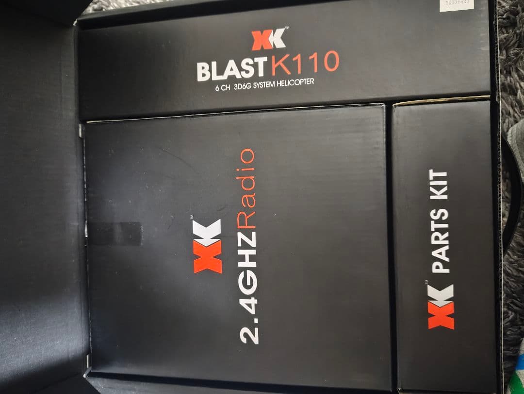 プロポ付 XK FALCON K100 K110 6CH ヘリコプター2台
