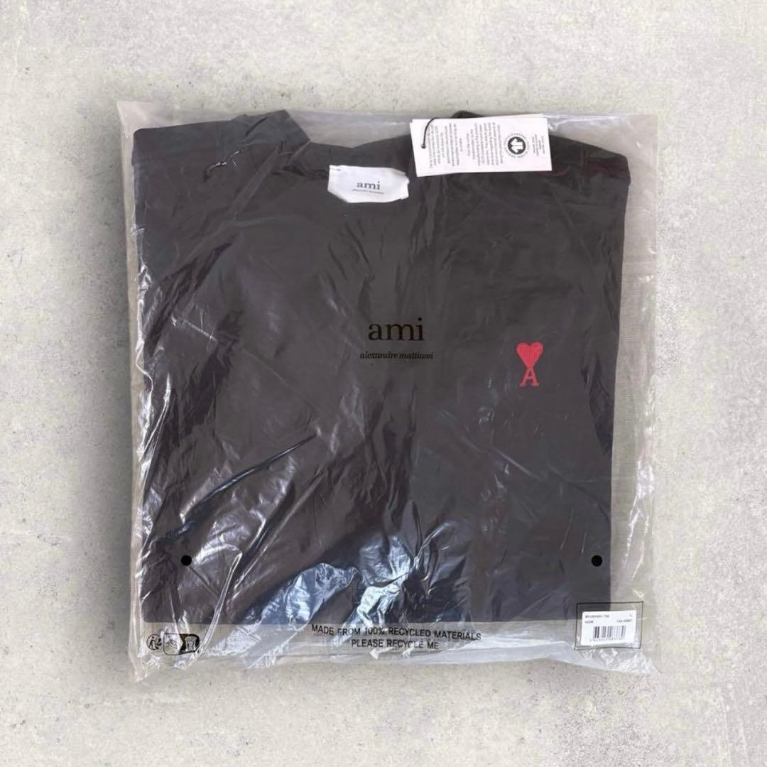 新品未使用 Ami Paris トレーナー スウェット 黒 ブラック L