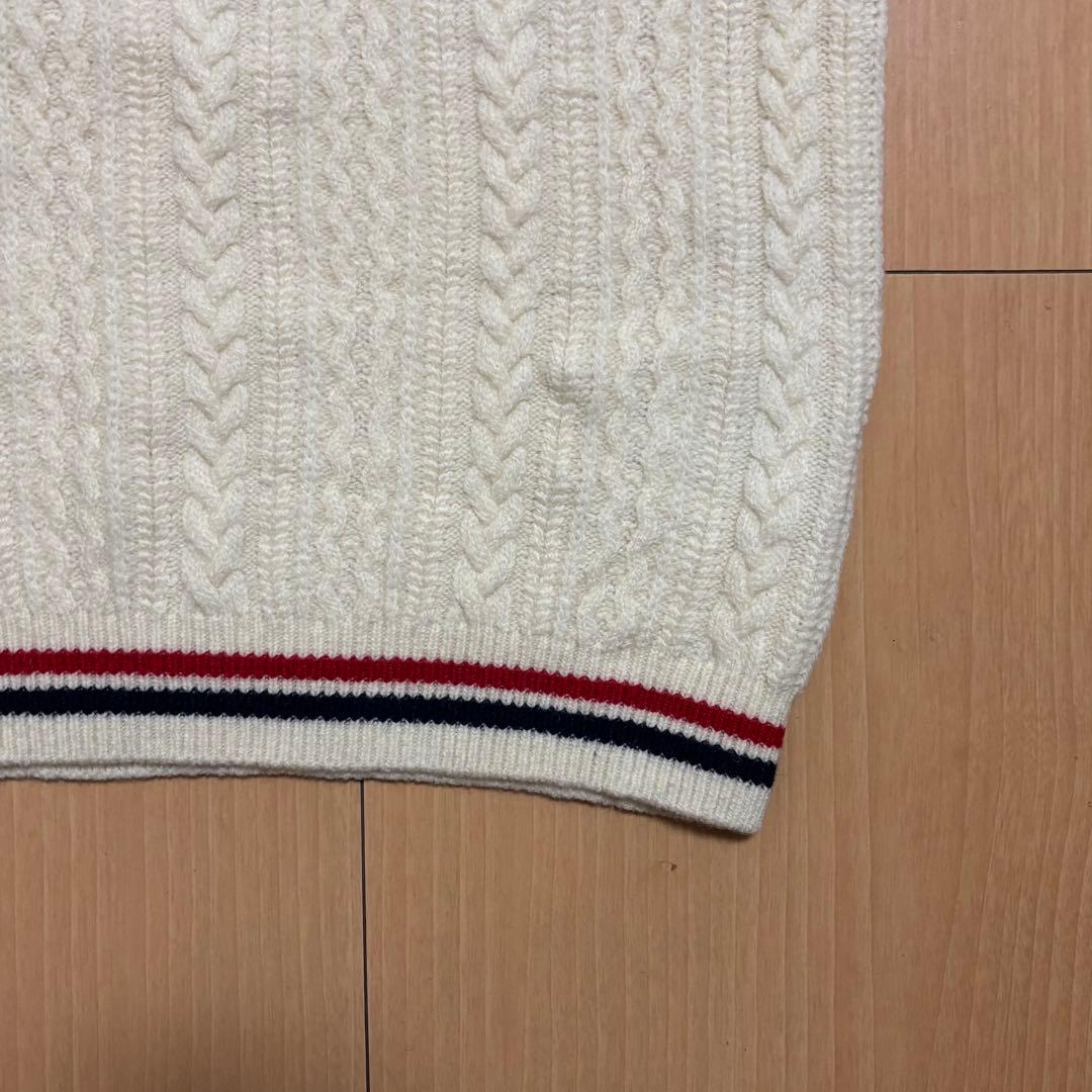 BEAMS GOLF ビームスゴルフ ケーブルニット Vネック セーター XL