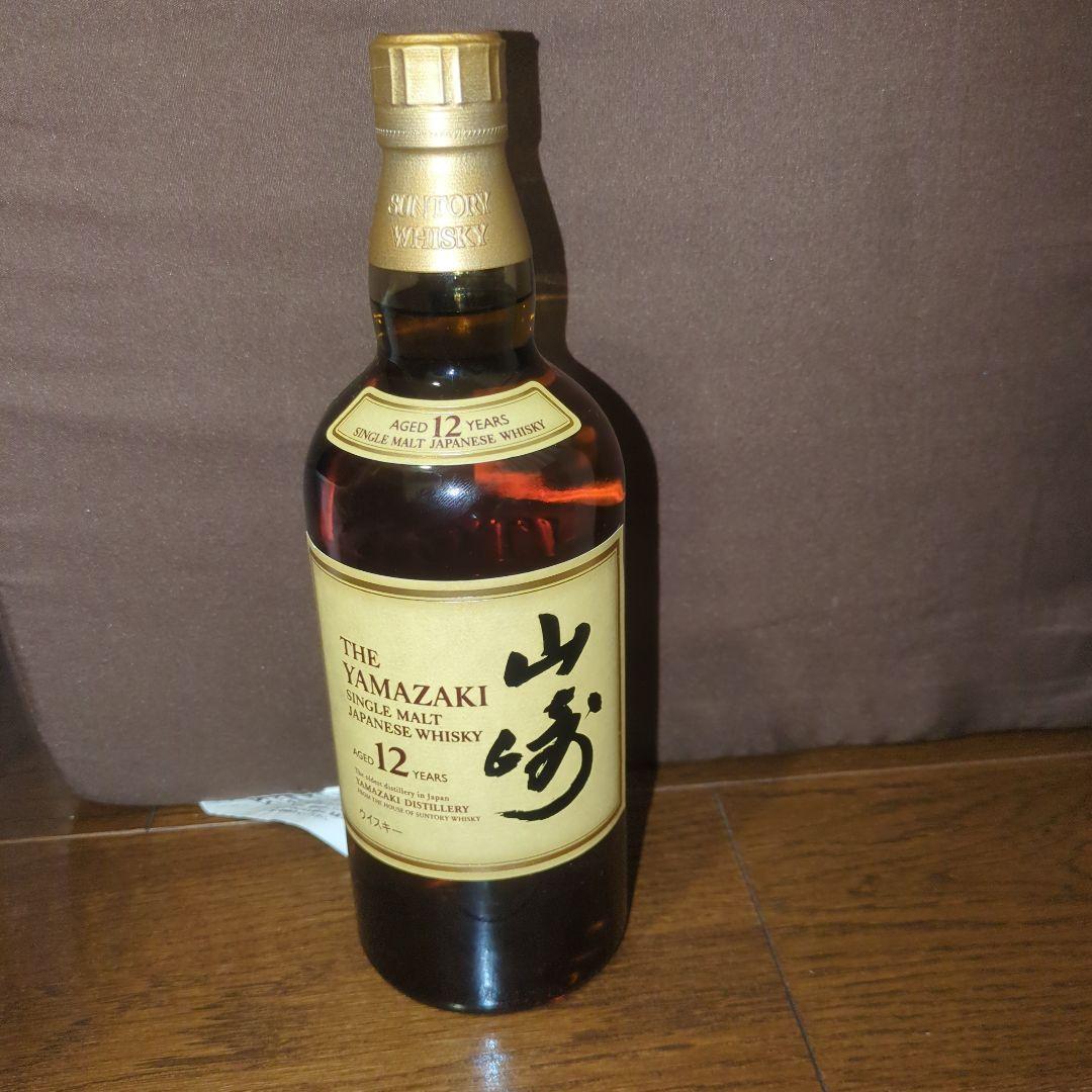山崎 12年 シングルモルトウイスキー 700ml　 現行品 箱なし