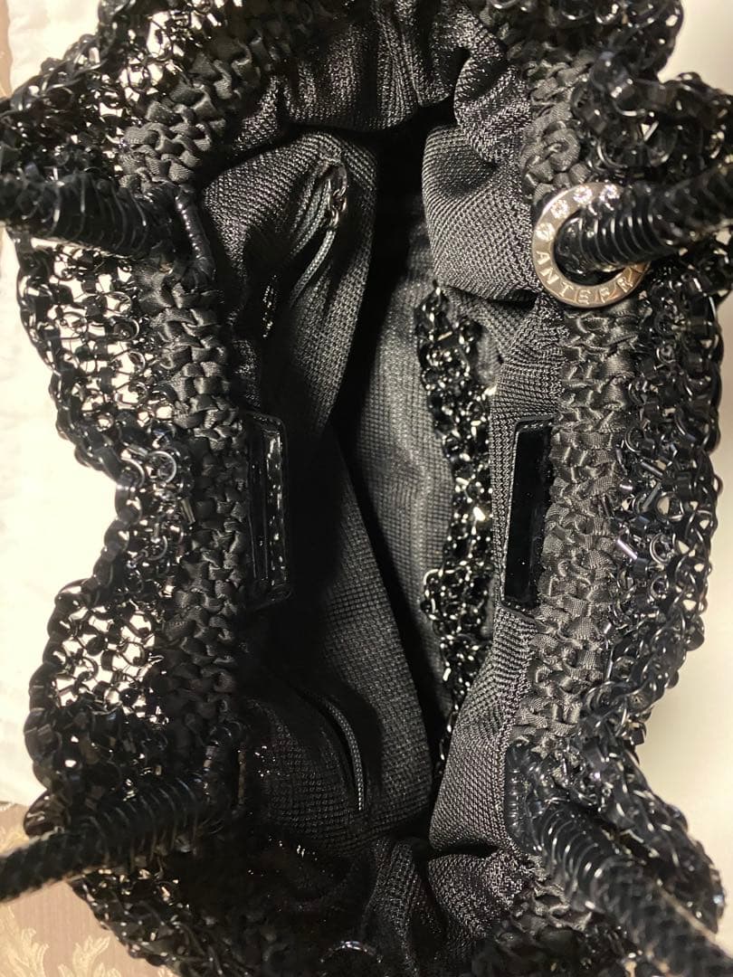 最終極美品正規現行品アンテプリマ　ワイヤーグリッター　ブラック　バッグ