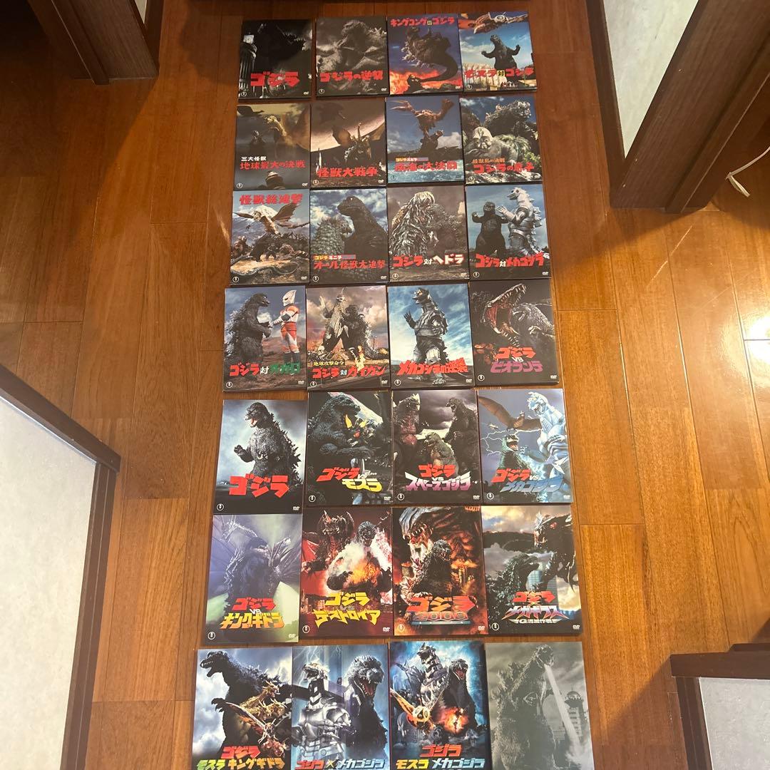 ゴジラDVDセット　ヘッドフィギュア 専用ボックス付き