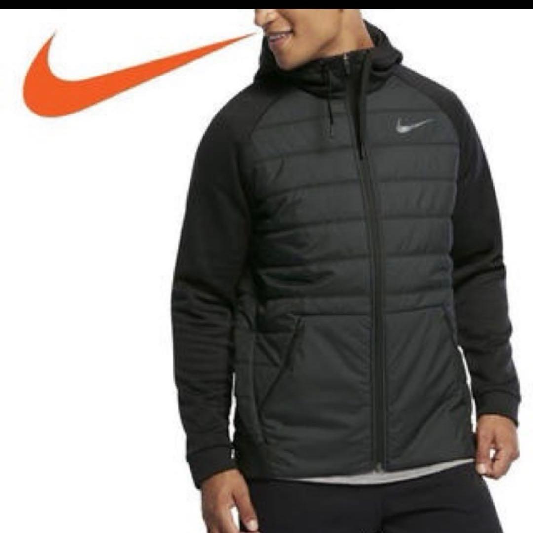 S 極美品　NIKEジャケット　メンズ　ナイキ　ブラック　黒　ダウン　パーカー