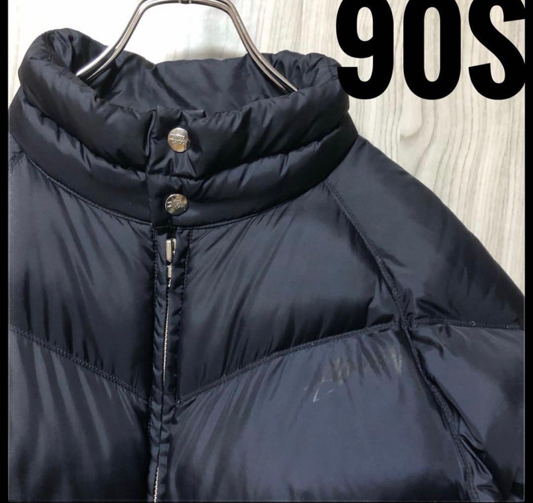 old stussy ダウンジャケット 90s 紺タグ