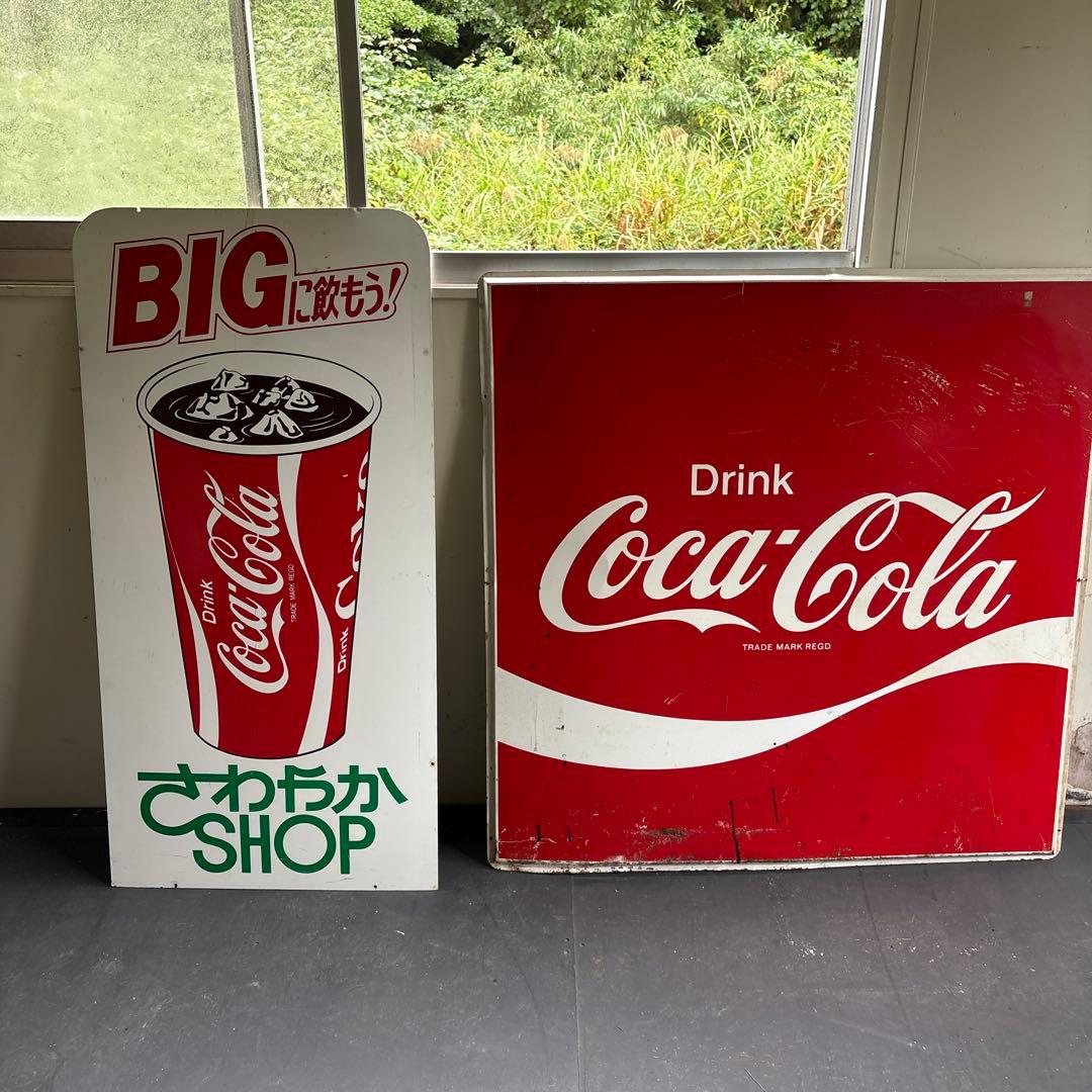 Coca-Cola 看板 BIGデザイン　2枚セット