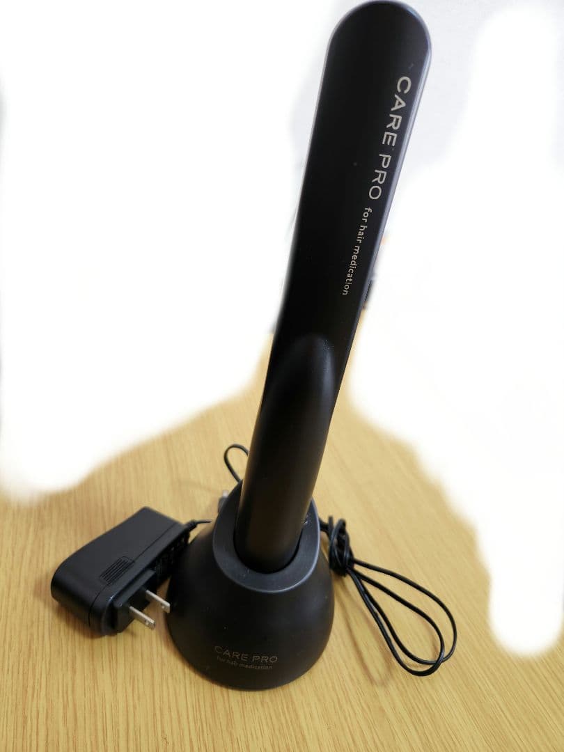 CARE PRO スタンド式ヘアアイロン ブラック