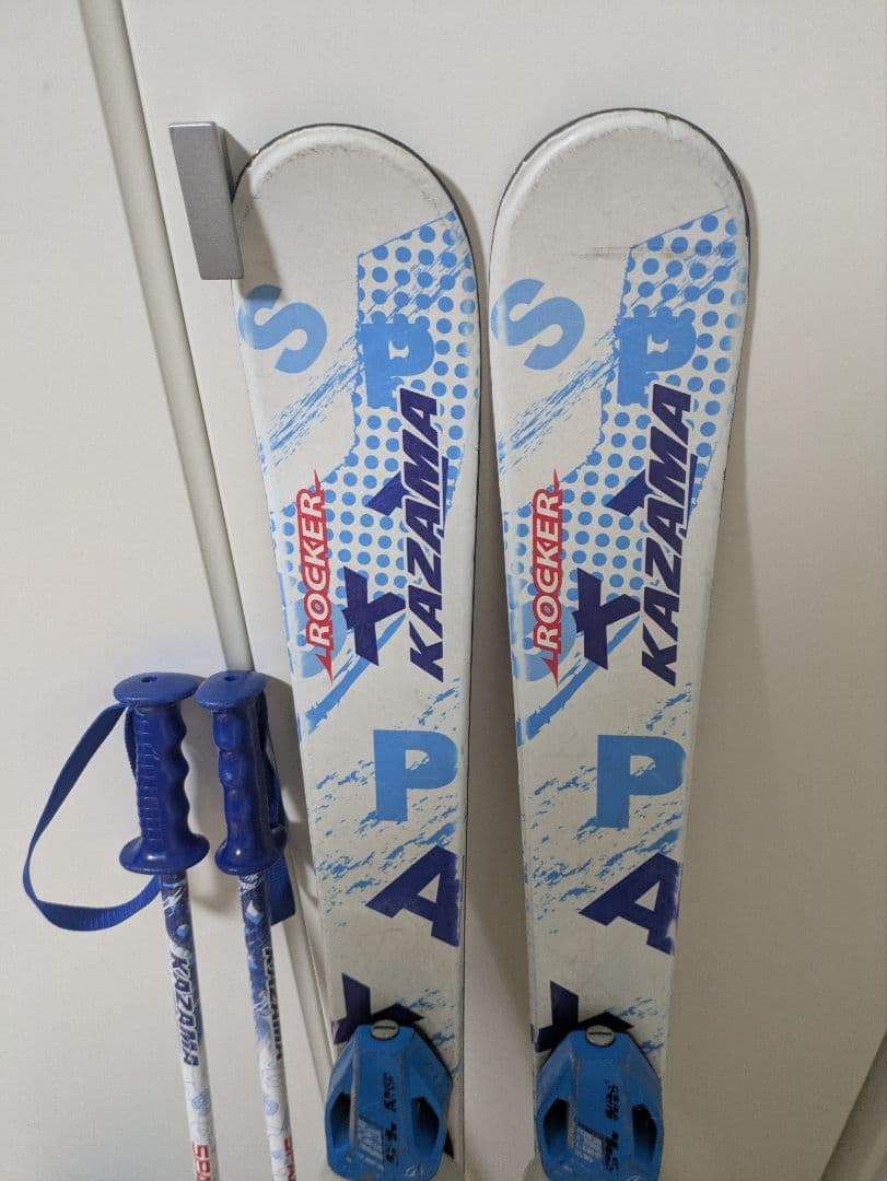 KAZAMA 子供用 スキーセット 青白