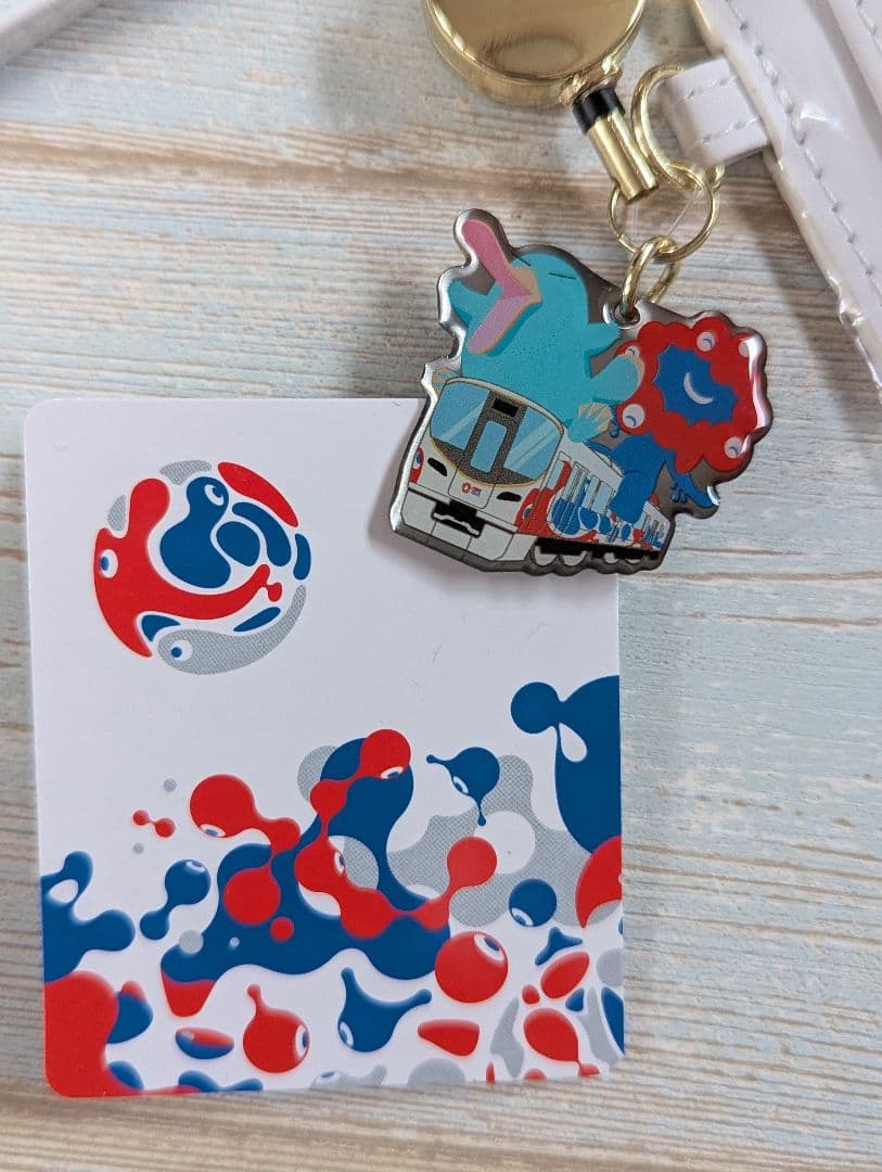 m*☆様 大阪関西万博　限定　ミャクミャク　記念ICOCA 　 合皮パスケース