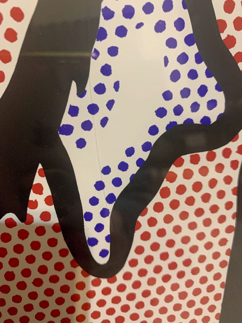 ロイ・リキテンスタイン キス Kiss V 1964 シルクスクリーン額装