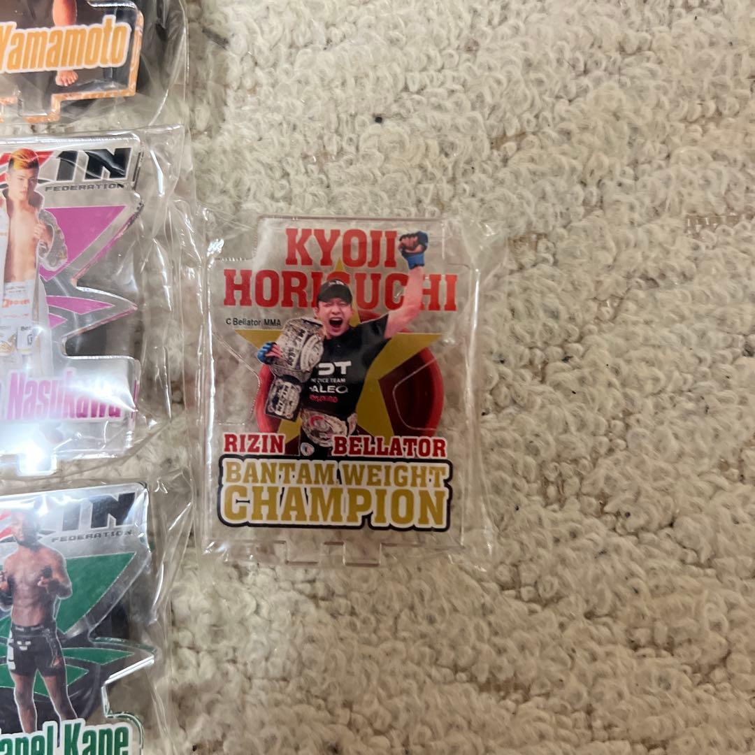 RIZIN ボトルキャップ　朝倉未来　朝倉海　那須川天心