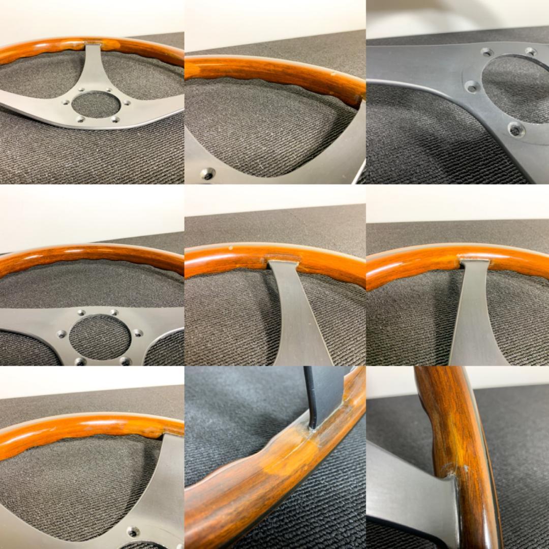 ナルディ 2000タイプ2 ウッドステアリング 36.5φ 新品ホーンボタン付