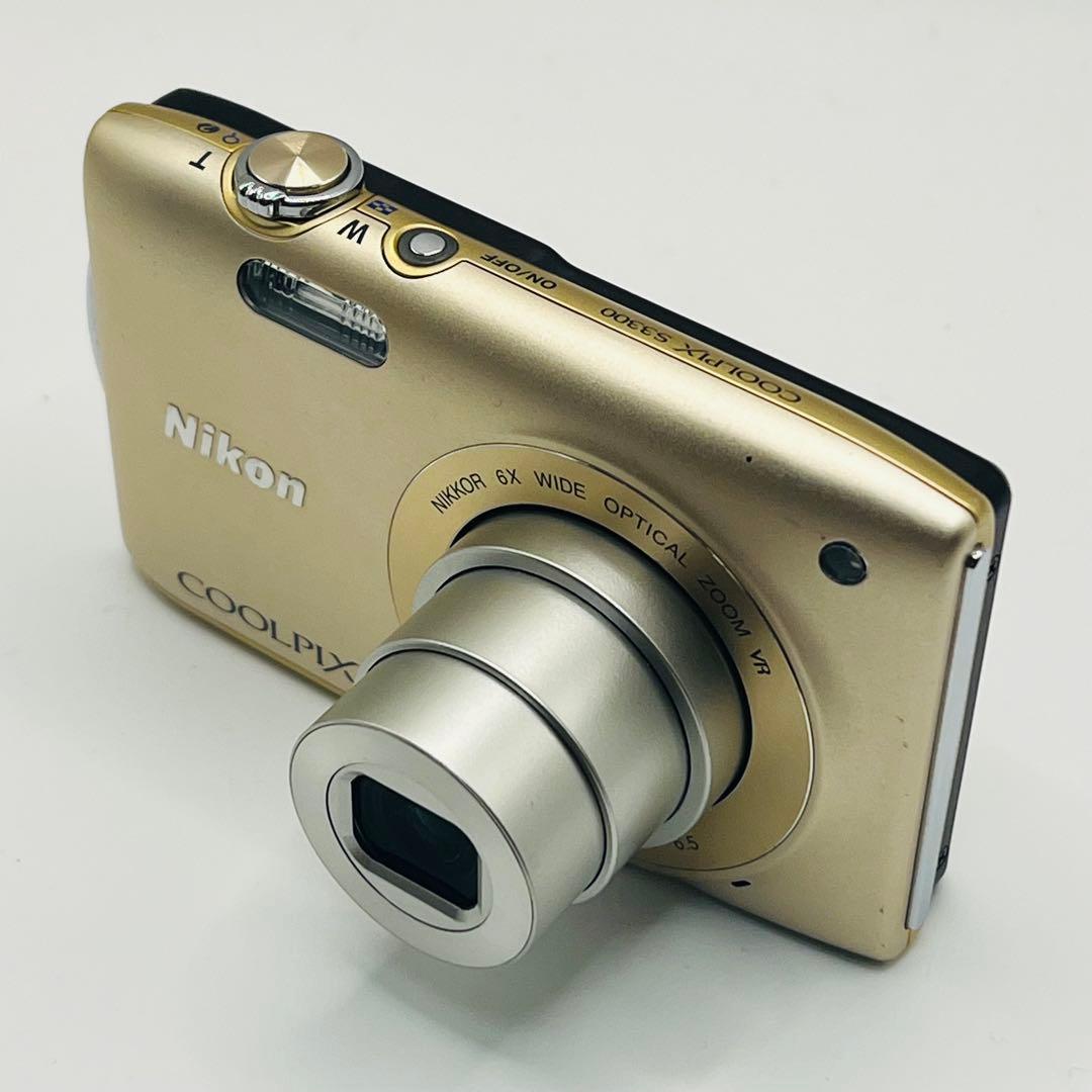 Nikon COOLPIX S3300ゴールド 本体のみ