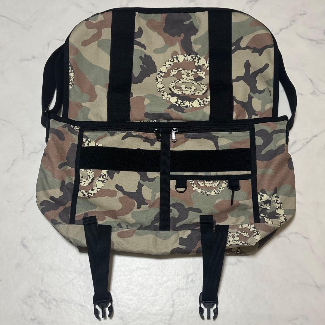 バッグ Stussy x Denim Tears Messenger Bag Camo