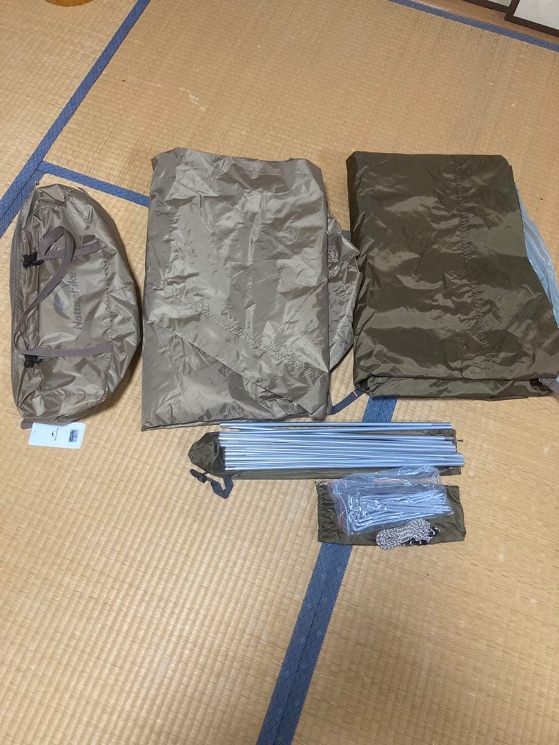 [新品未使用品]ネイチャーハイク　ドームテント(2人用) ブラウン