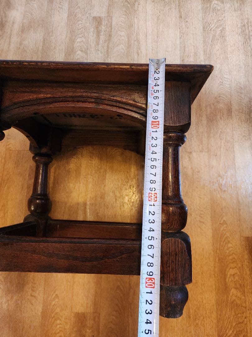 【直接引取限定】ヴィンテージサイドテーブル①　アンティーク家具　レトロ