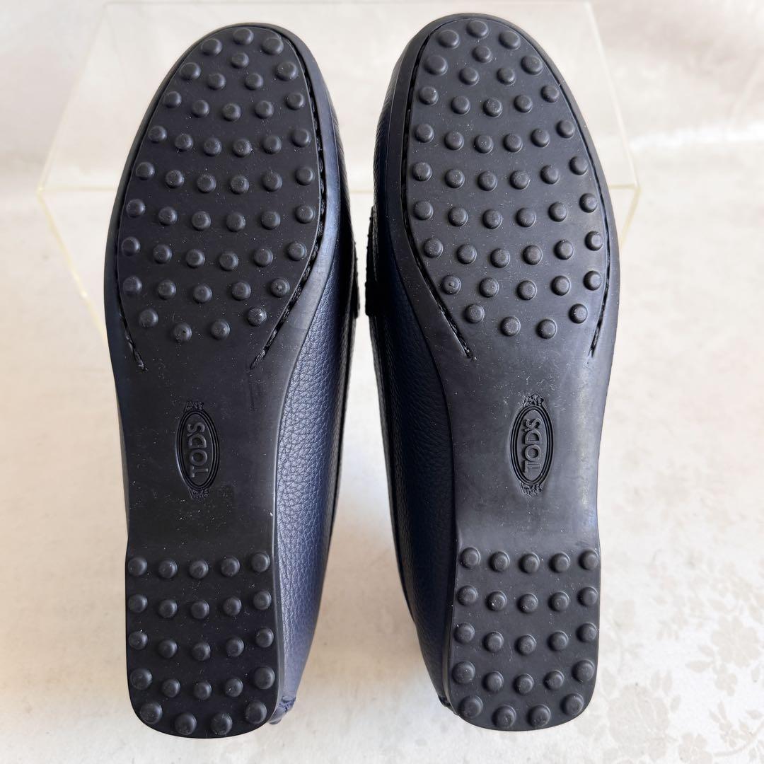 ✨極美品✨TOD’S トッズ ゴンミーニ ネイビー ローファー 21cm