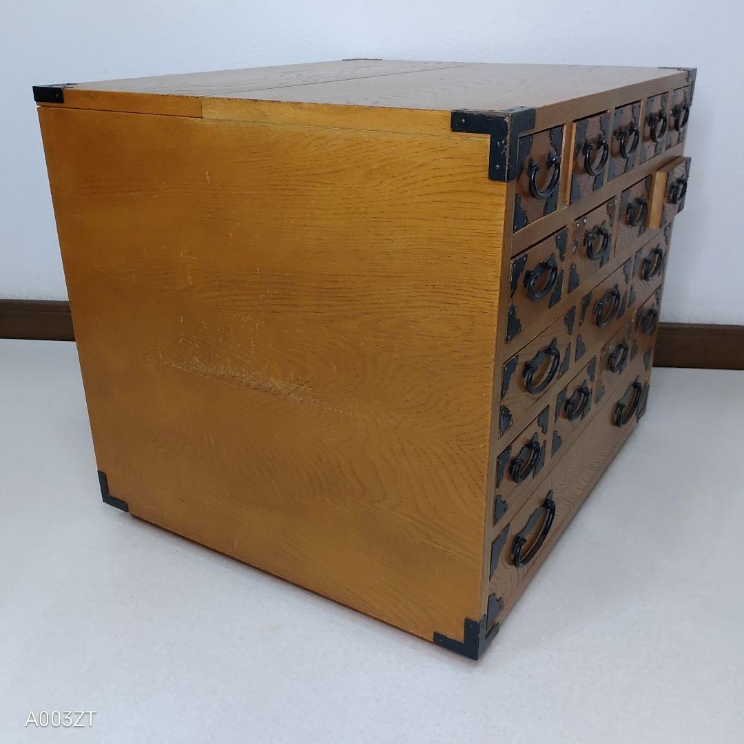 薬箪笥 薬箱 小引き出し 小物入れ 昭和レトロ 5段 17杯