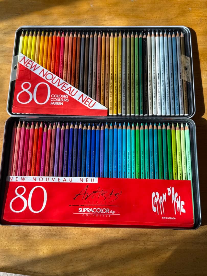 カランダッシュ スプラカラーソフト 80色セット 水彩色鉛筆 本格 プロ仕様