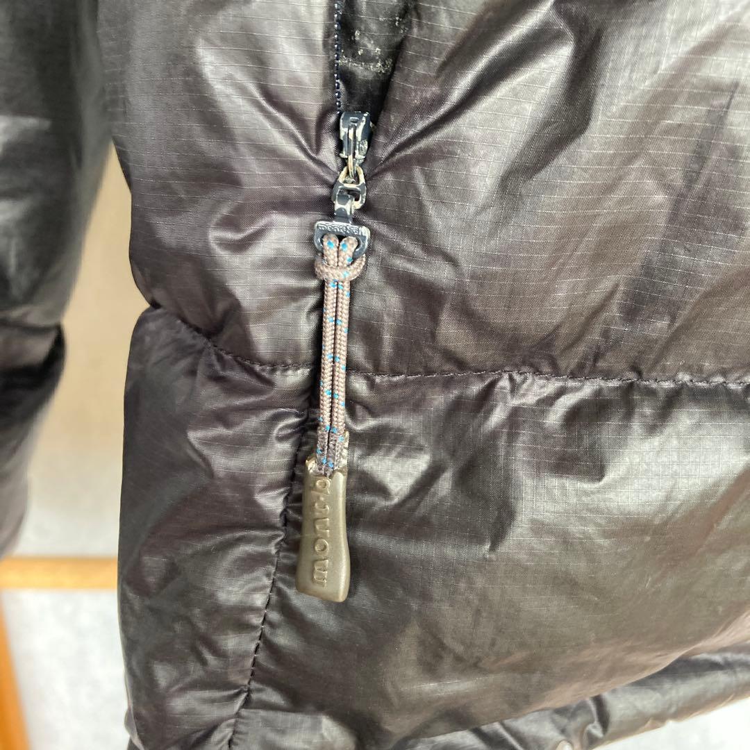 mont-bell モンベル アルパイン ダウン パーカ S ブラック 補修あり