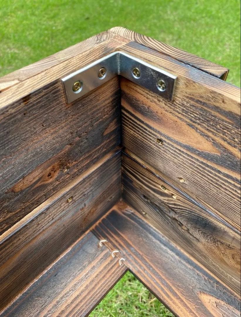 《木枠カバー Bタイプ 68L》 ビオトープ用　トロ船約68L付き　メダカ飼育