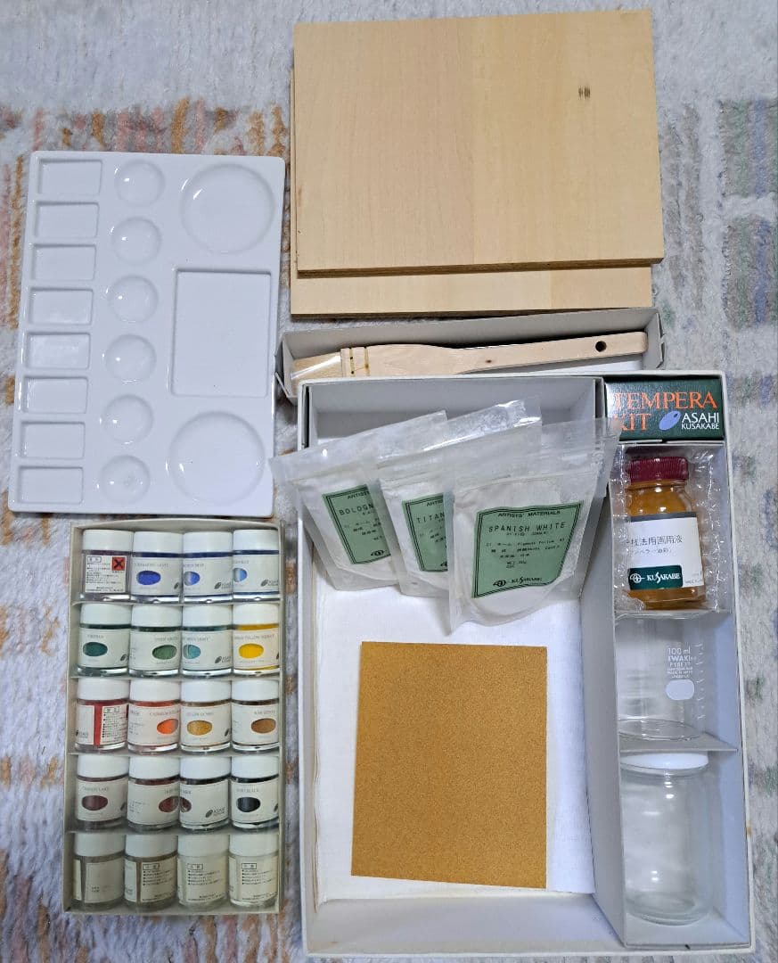 TEMPERA KIT ASAHI KUSAKABE テンペラキット