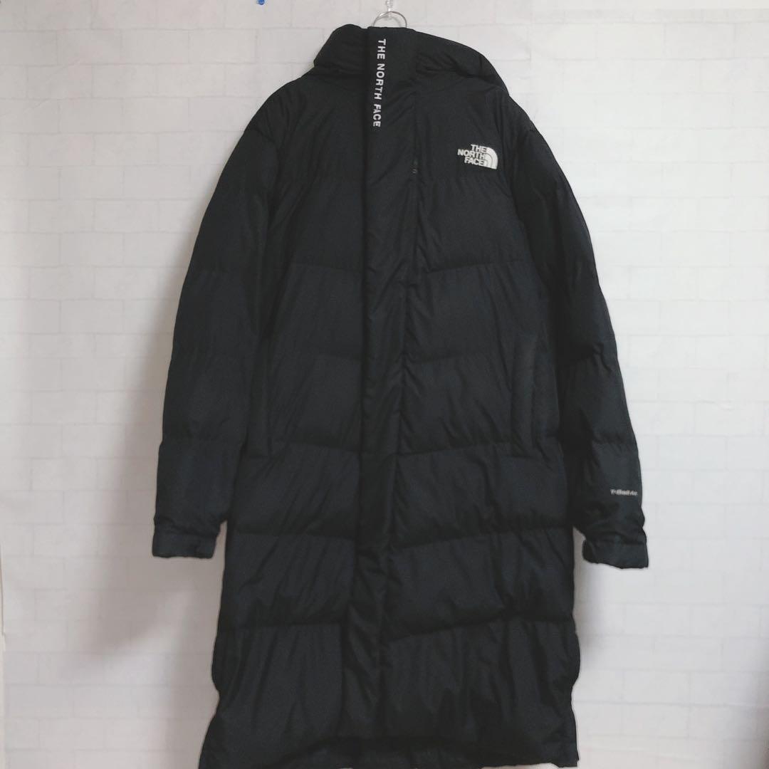 JIMIN　美品 ノースフェイス ロングダウン 黒 XL S-46