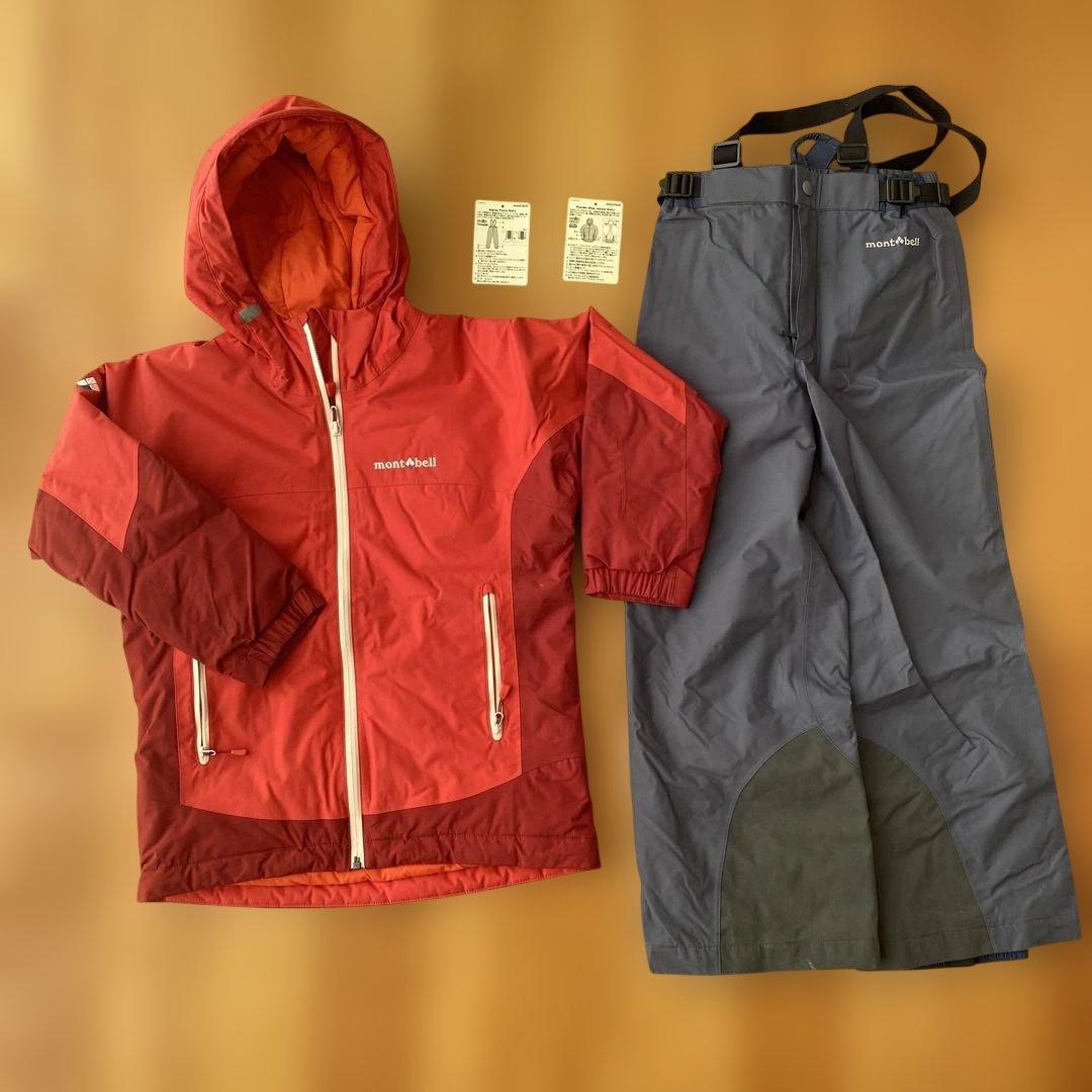 mont-bell 子ども用 スキーウェアセット 130