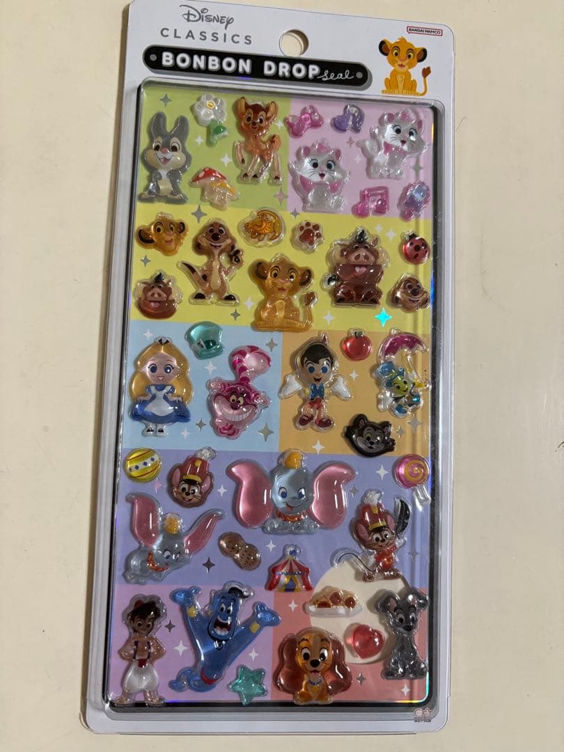 ボンボンドロップシール ディズニー5種セット クラシック プリンセス　ベイマック
