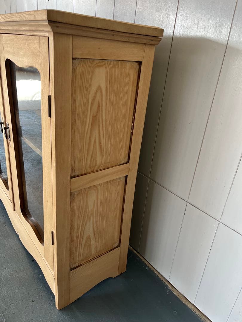 ゆらゆらガラス レトロ 本棚 古民家 古家具 古民具 古道具